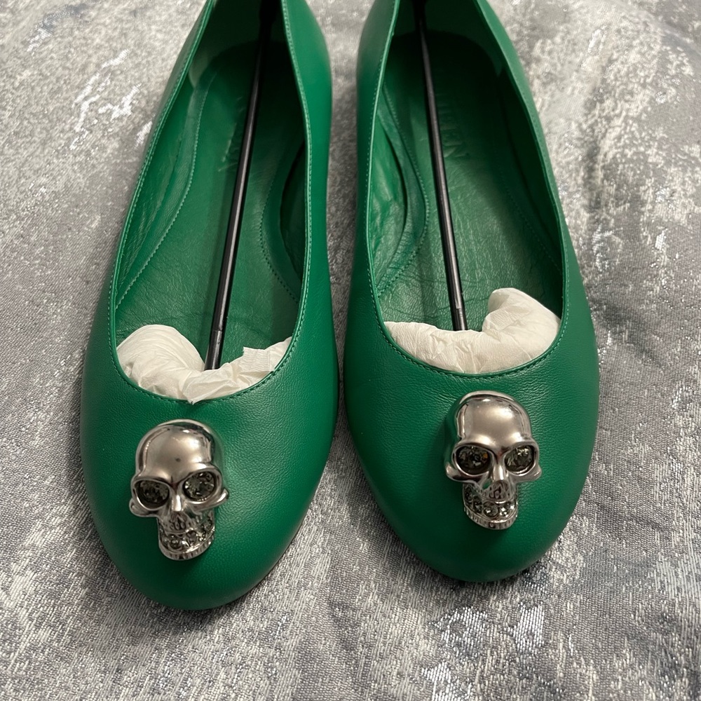 Brand new Alexander McQueen flats.